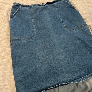 Vintage Jean Skirt